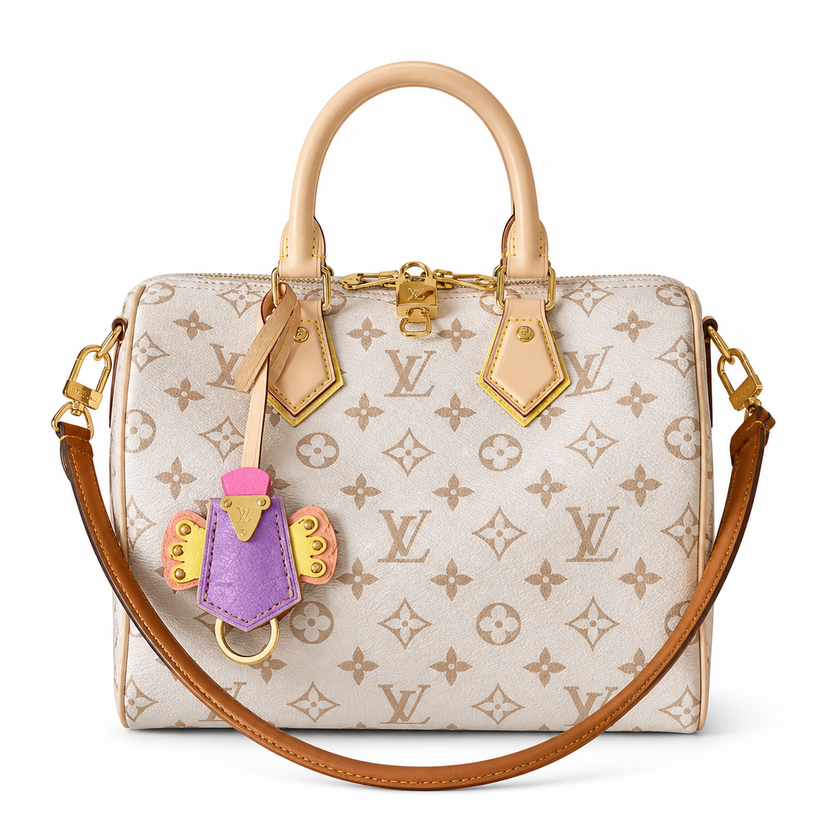 Louis Vuitton Speedy Bandouliere 25 – Cream Monogram