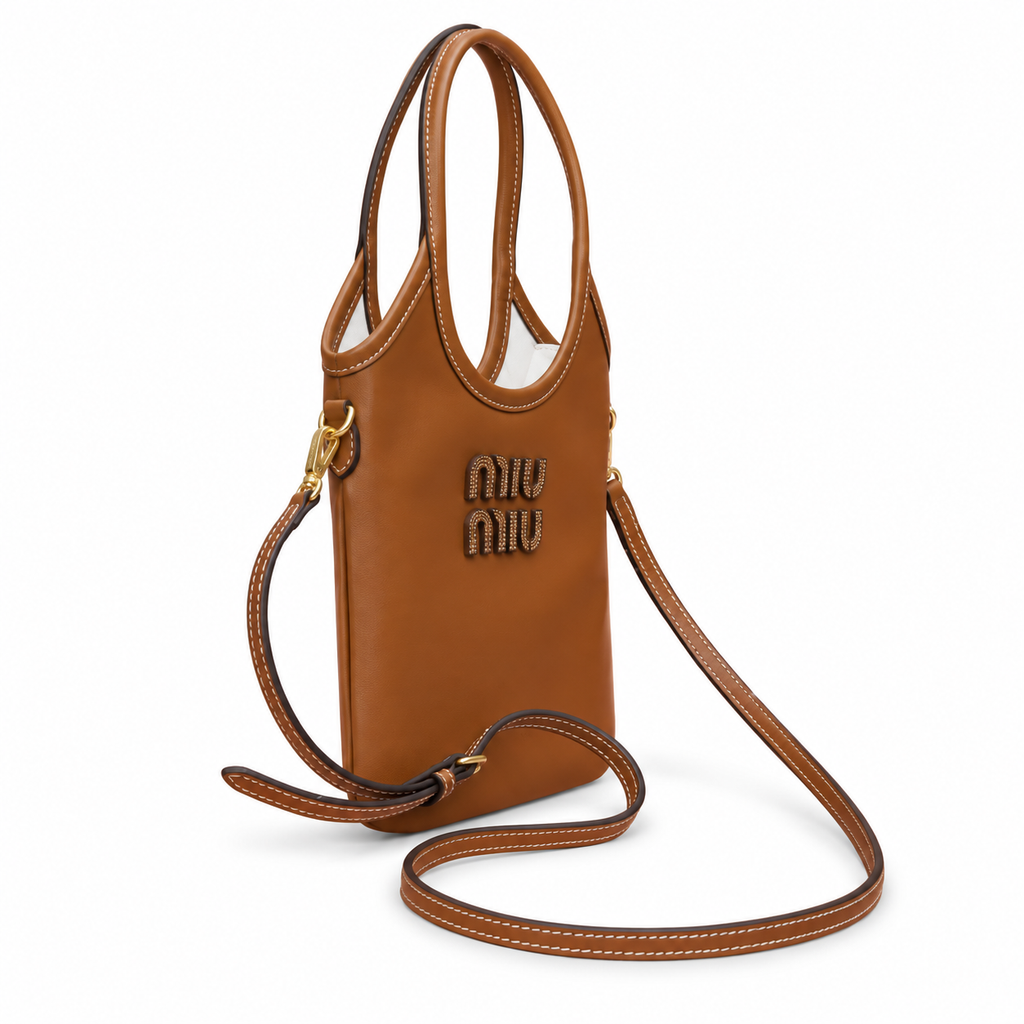 Miu Miu Logo Top Handle Bag 24 cm