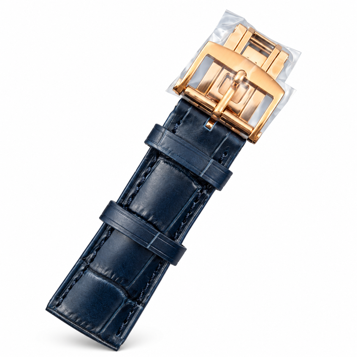 Blancpain Villeret Complete Calendar Moonphase Rose Gold Blue Watch