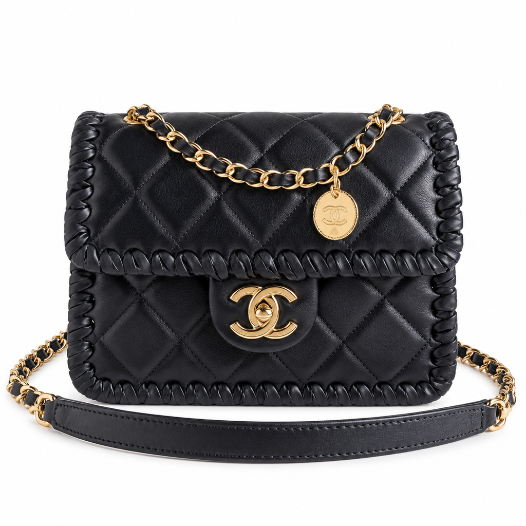 Chanel Quilted Leather Flap Bag 19cm