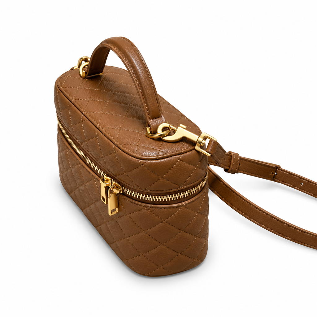 YSL Gaby Vanity Bag – Honey Quilted Leather
