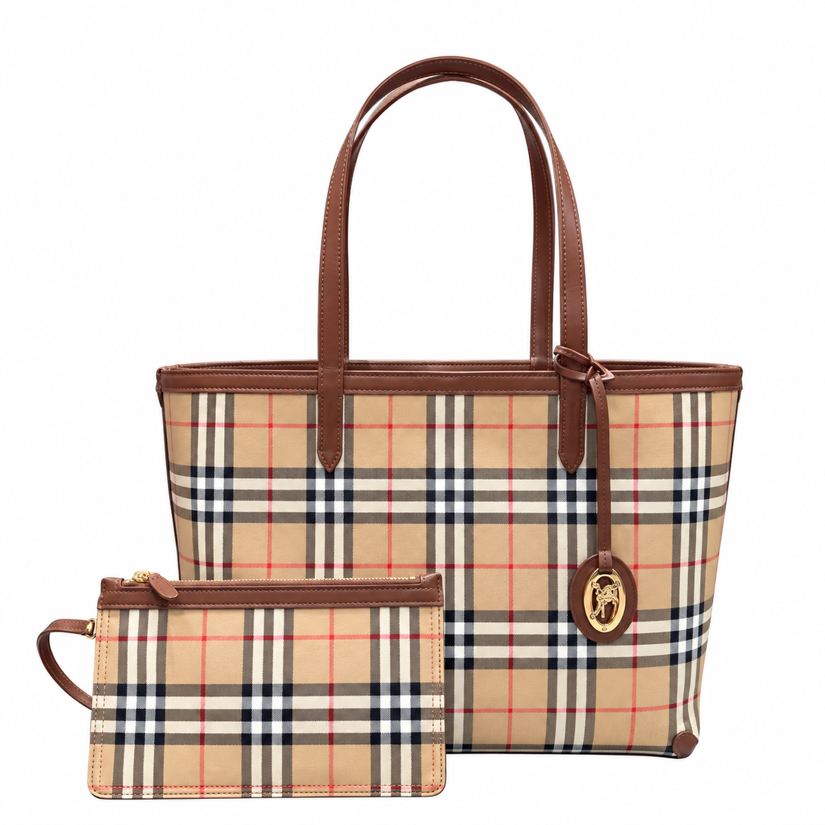 Burberry Heritage Check Everyday Tote Bag