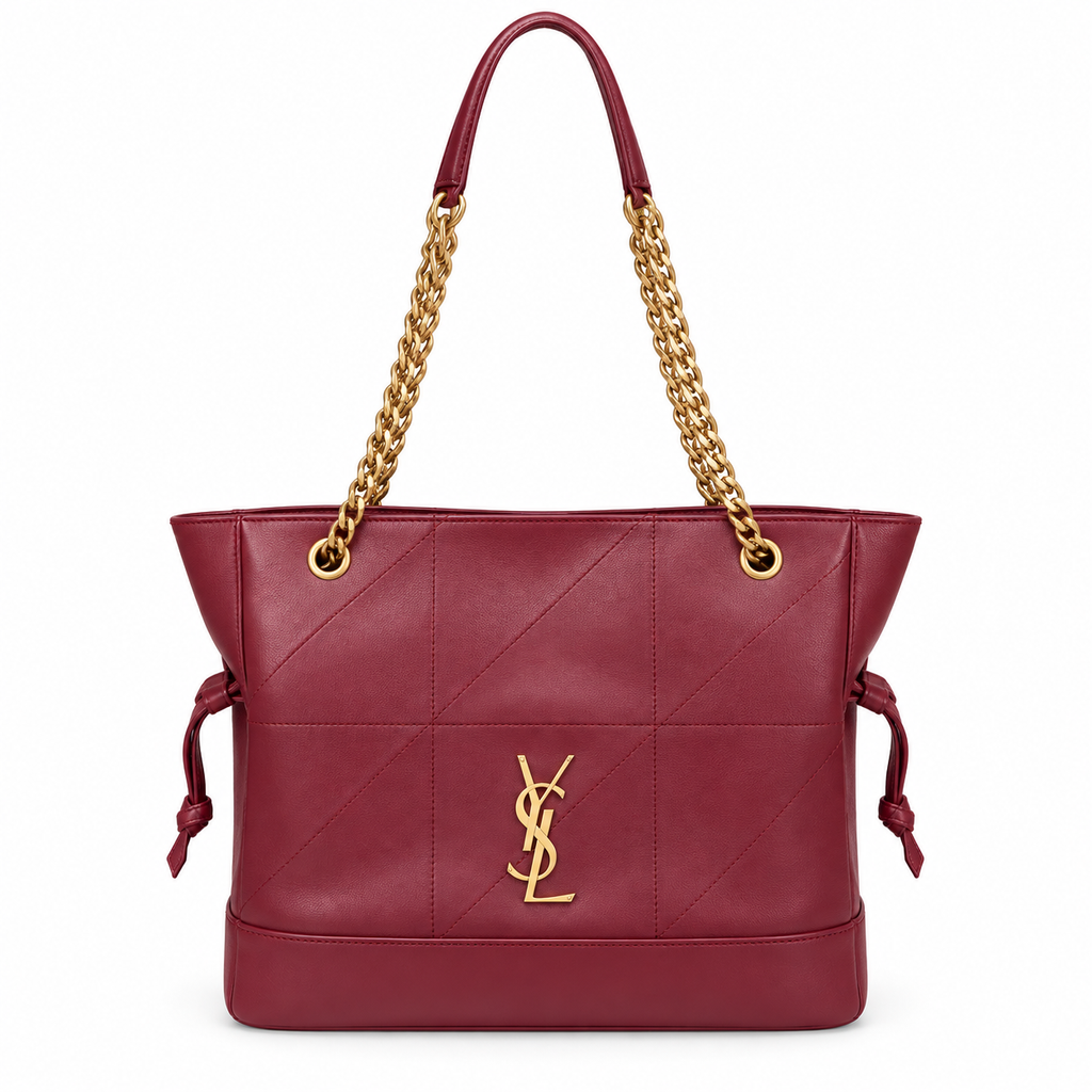 YSL Jamie Tote Bag Burgundy