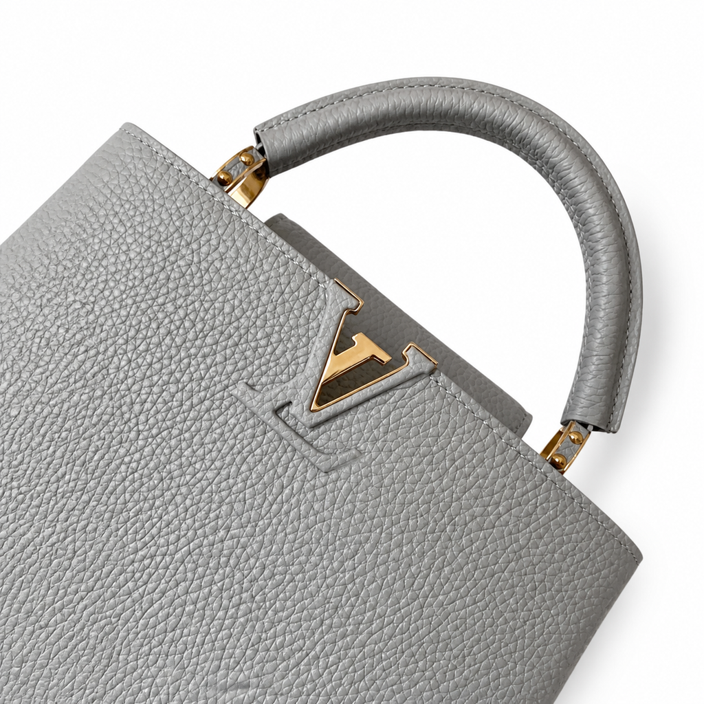 Louis Vuitton Gray Top Handle Bag