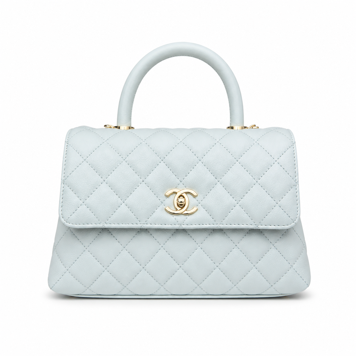 Chanel Classic CC Quilted Flap Bag | Gold Hardware & Chain — 24cm
