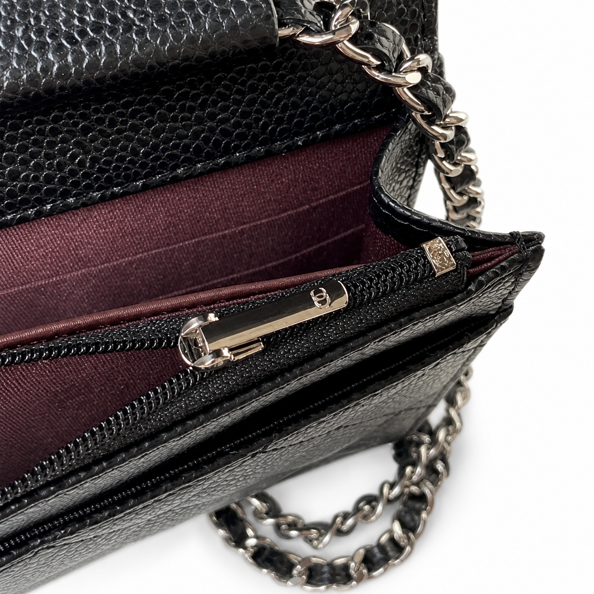 Chanel Classic Quilted Flap Bag | CC Turn-Lock Leather Chain Strap — 19cm