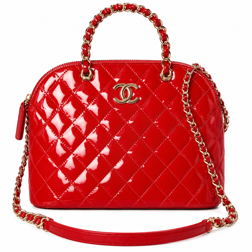 Chanel Quilted Contrast Stitch Vertical Bag 20.5×28.5×7cm