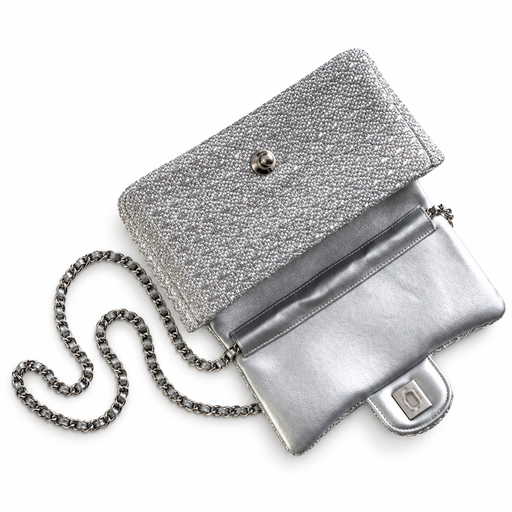 Chanel Quilted Chain Wallet Bag 12.5×20.5×6cm
