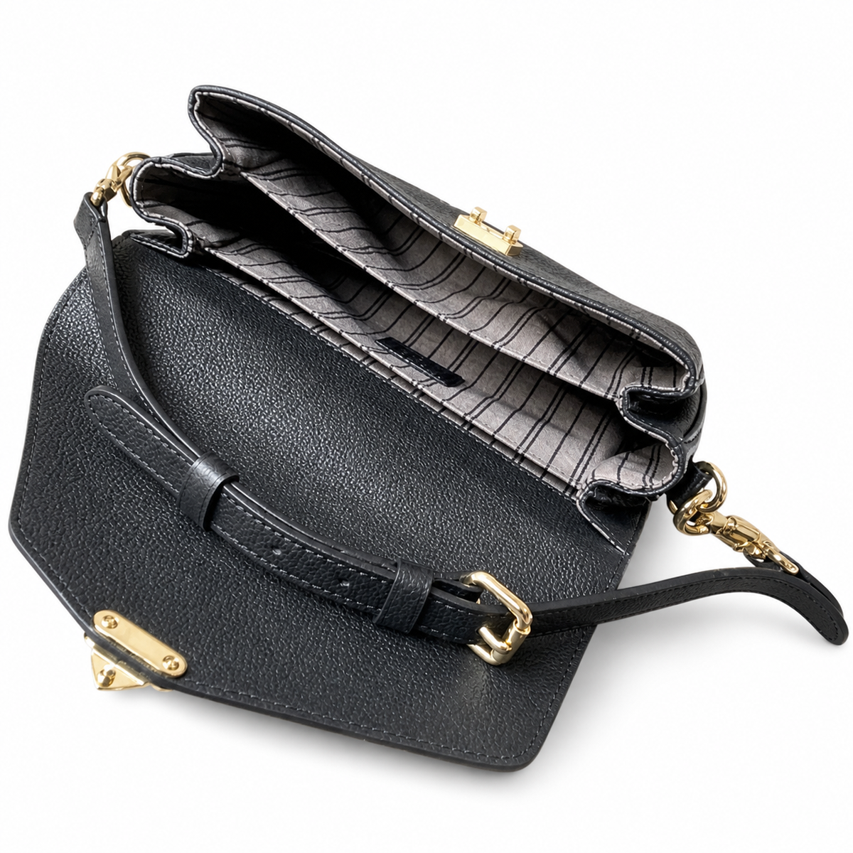 Louis Vuitton Black Monogram Crossbody Bag
