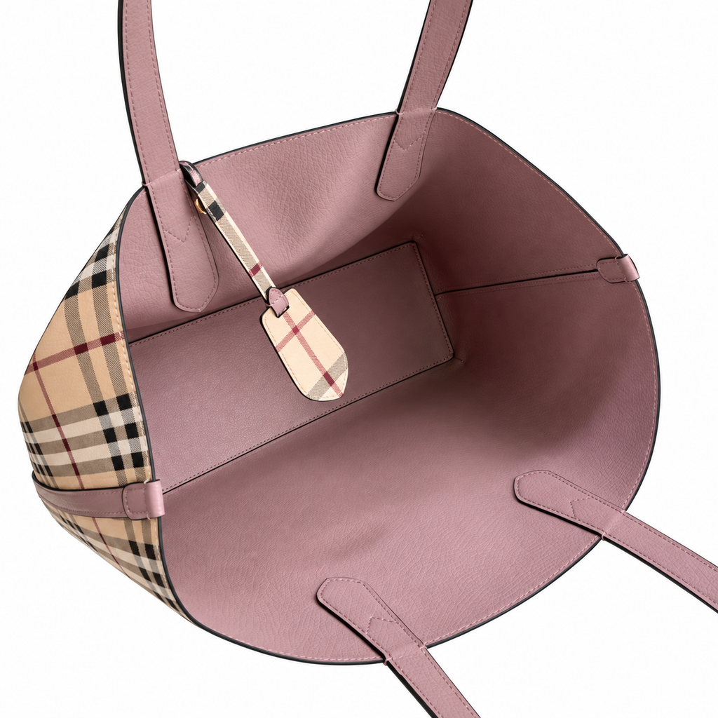 Burberry Classic Check Flared City Tote