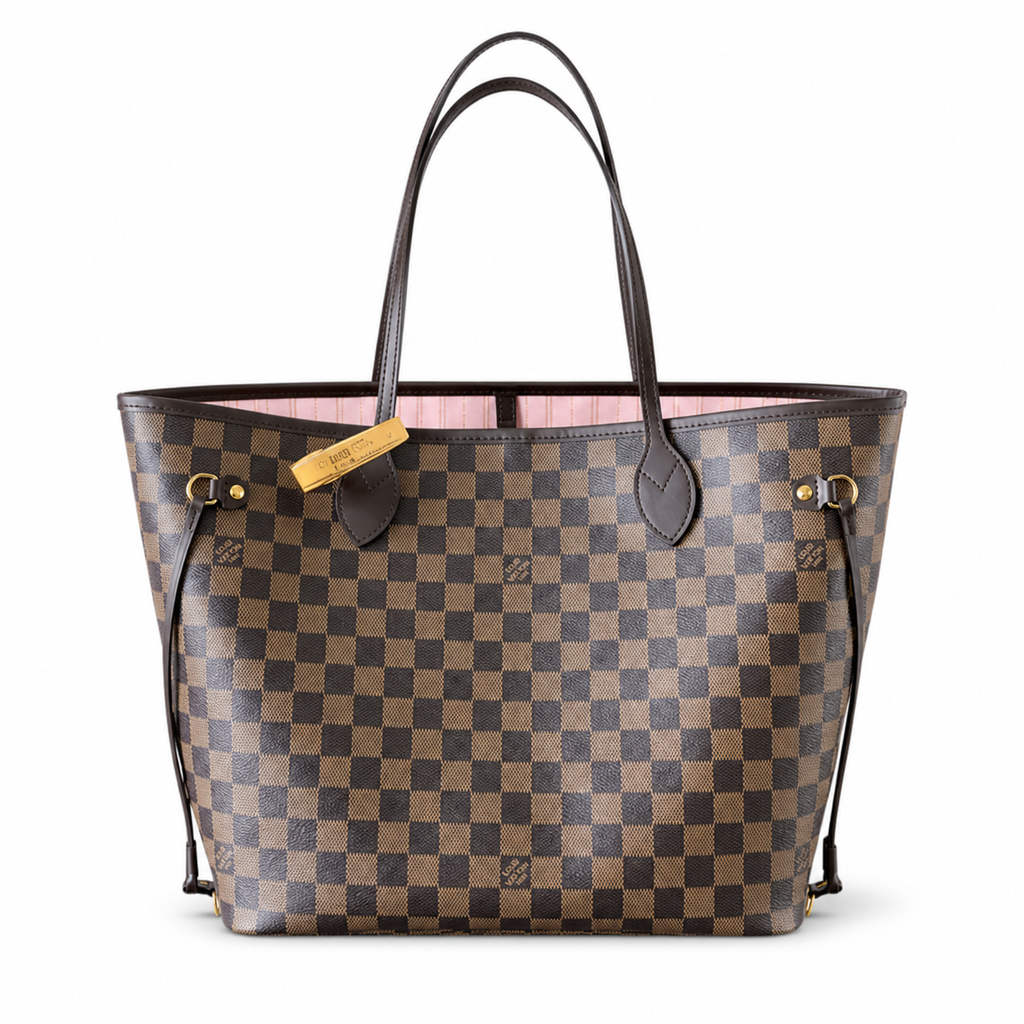 Louis Vuitton Neverfull MM Damier Ebene Tote
