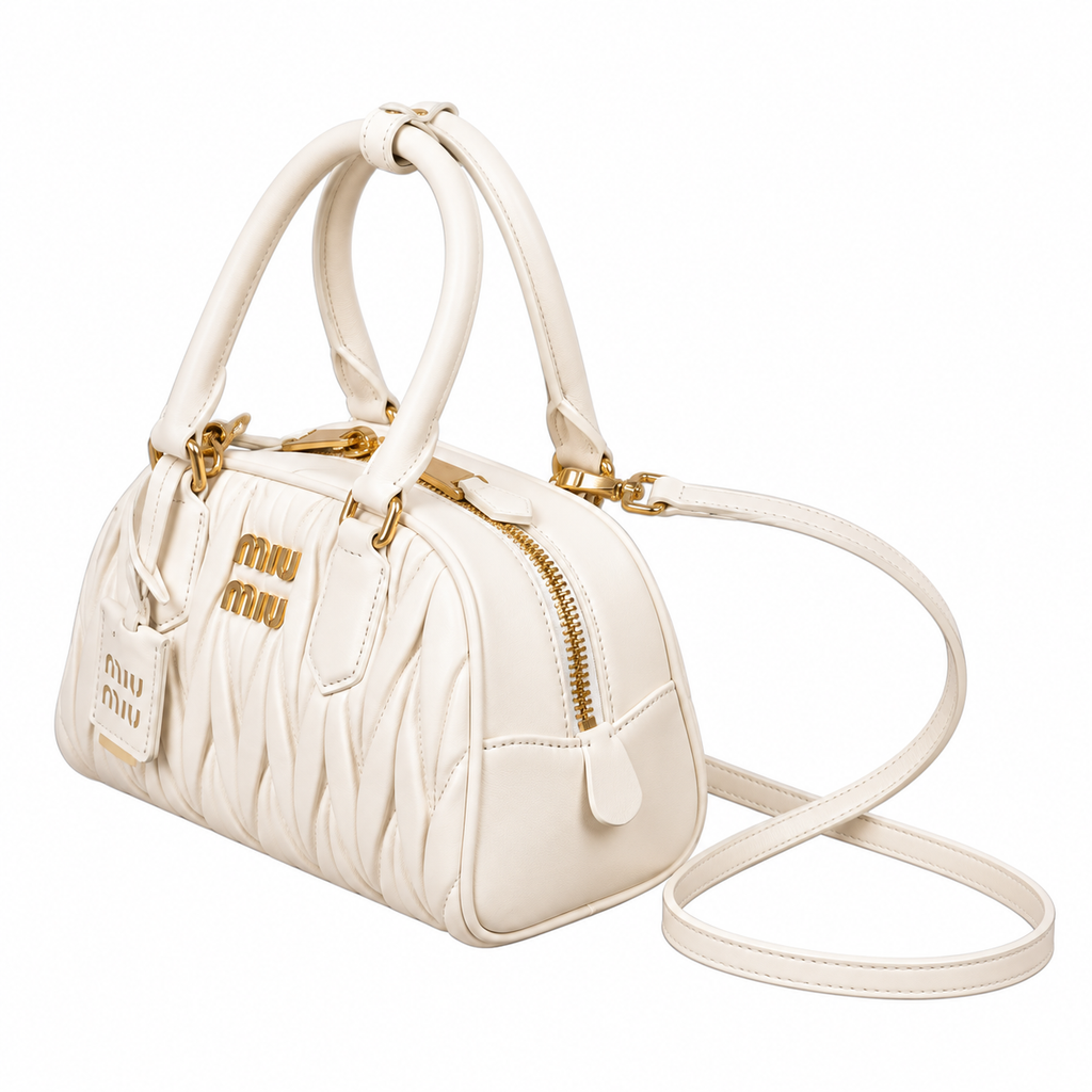 Miu Miu Logo Shoulder Bag 22 cm