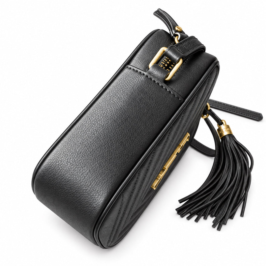 Saint Laurent YSL Lou Camera Bag – Black Gold
